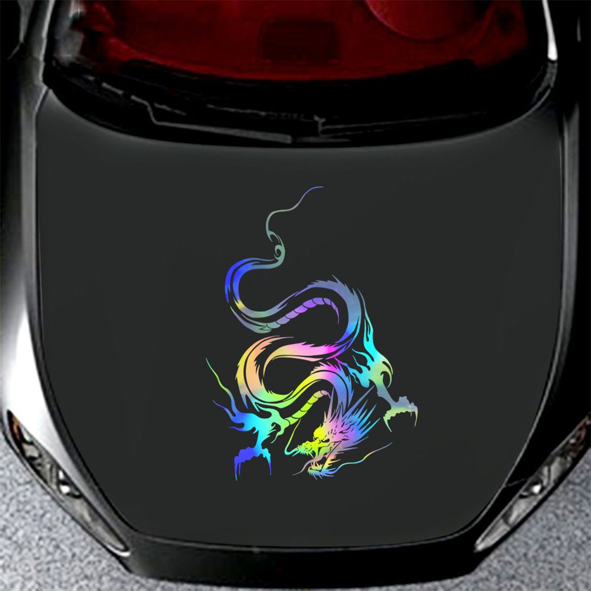 Dragon Graphic Car Hood Sticker Self-Adhesive Vinyl Roof