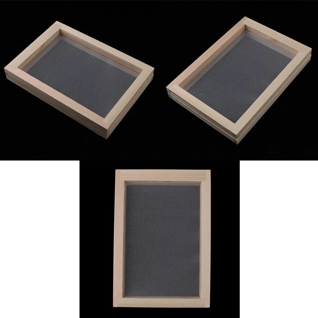 3-Piece Paper Making Kit Mould Screen Frame, DIY Craft Gift, Handcraft , Recycling, Paper Art, for Kids Adults
