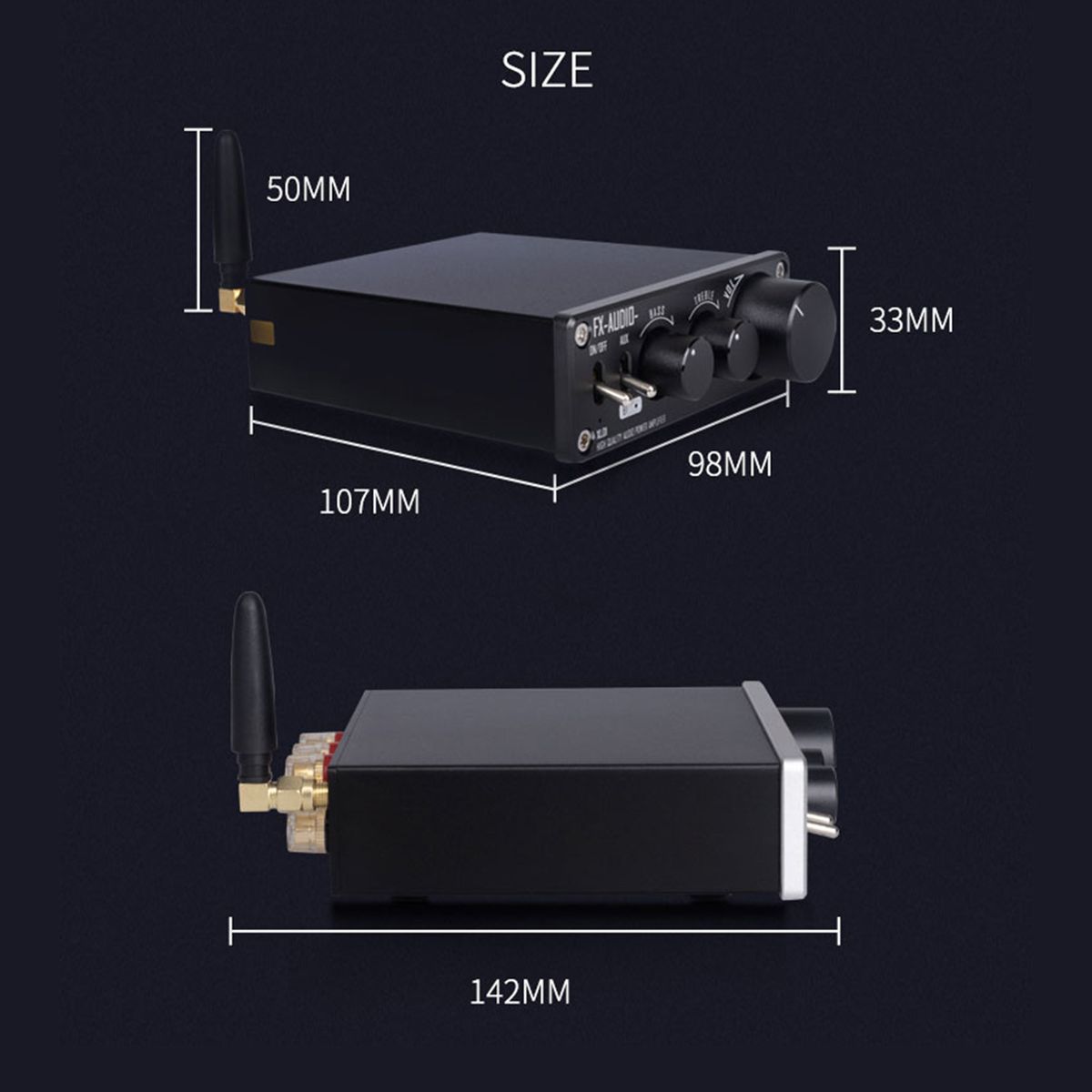 FX-AUDIO XL01 BT Audio  Amplifier 2.1 Channel HiFi Digital