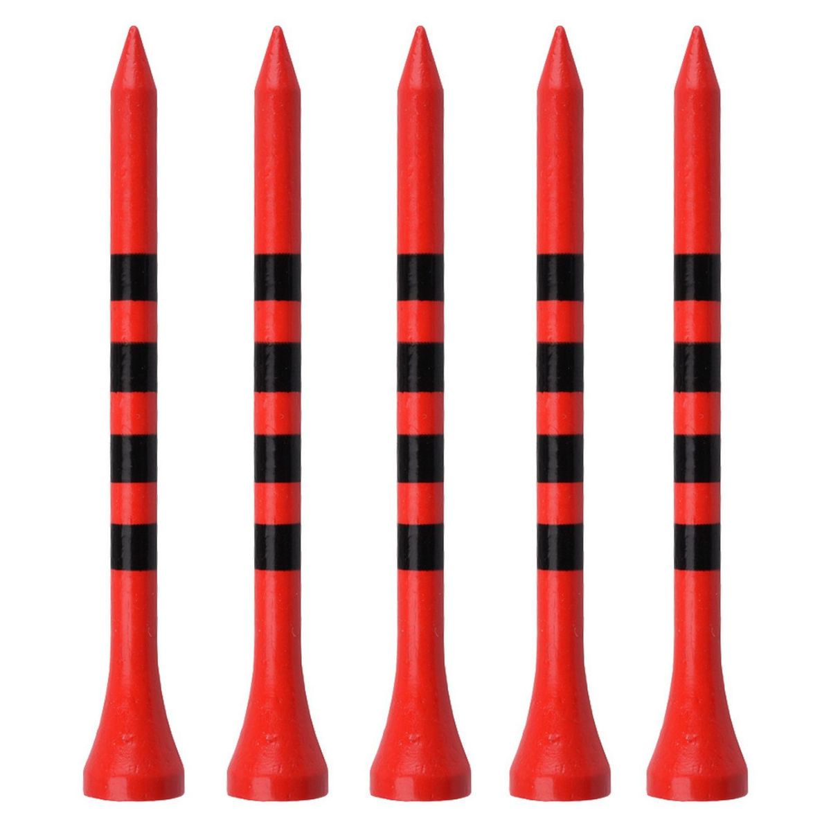 20Pcs Golf Pins 7083mm Driving Range Golf Practice Tee Red