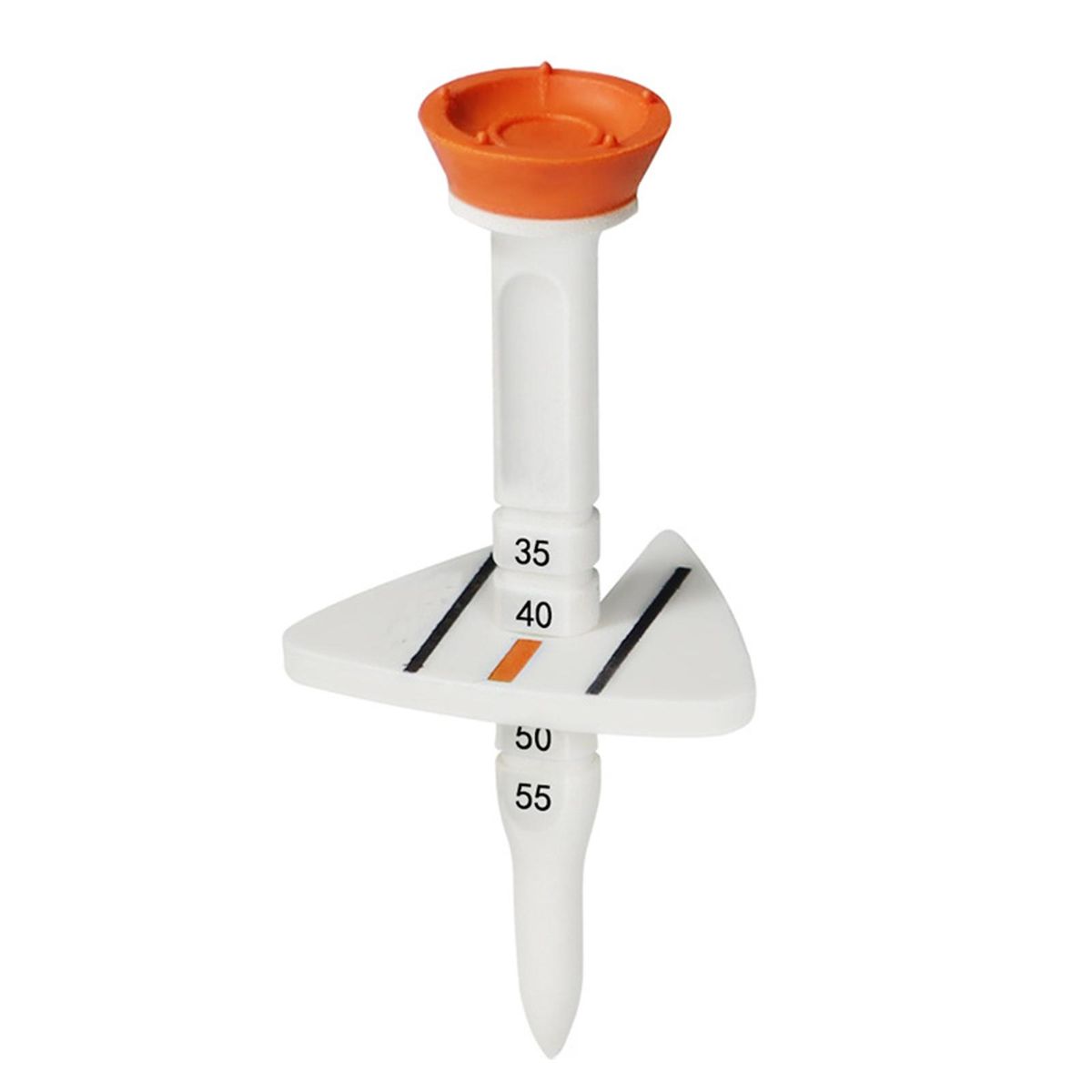 Mini Ball Tee Premium Adjustable Golf Tee Reduce Friction Enhance Orange