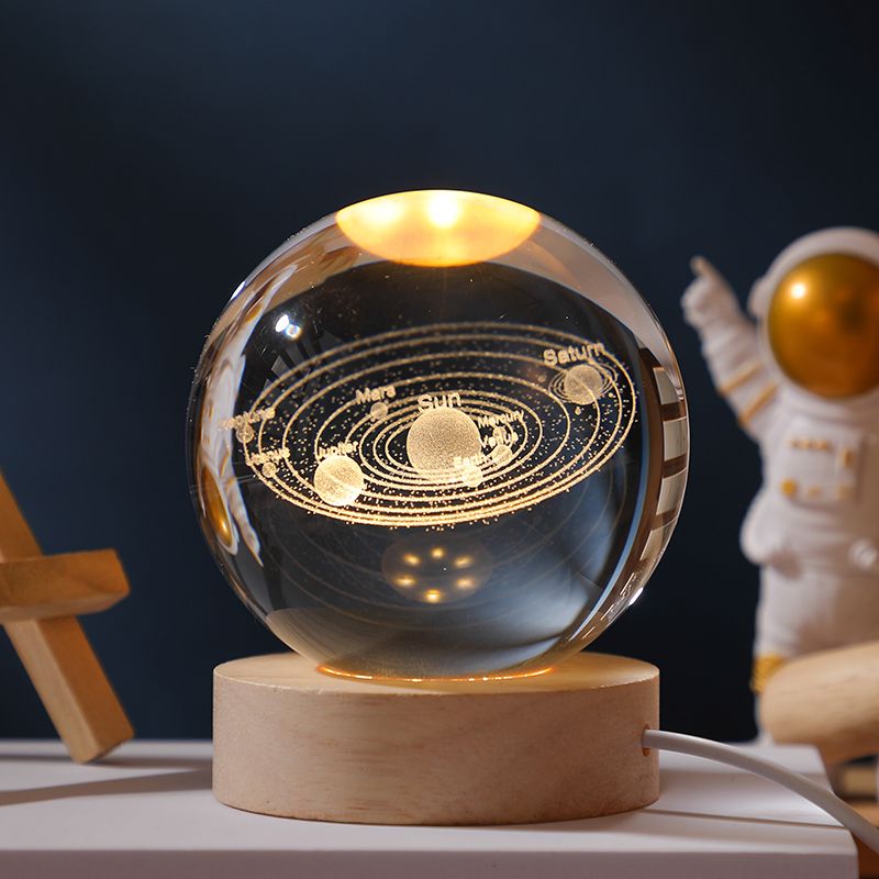 The Little Prince Fairy Tale Crystal Decor Home-Solar System