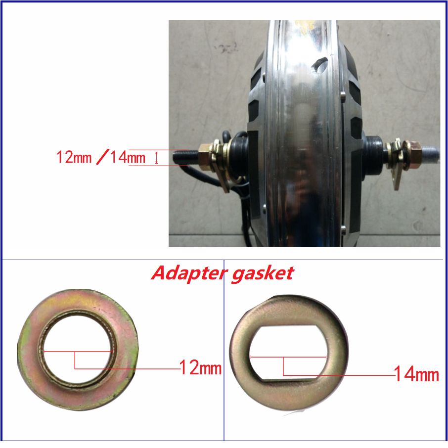 City Bicycle Rear Roller Brake 12-14mm Hub Axis Electric
