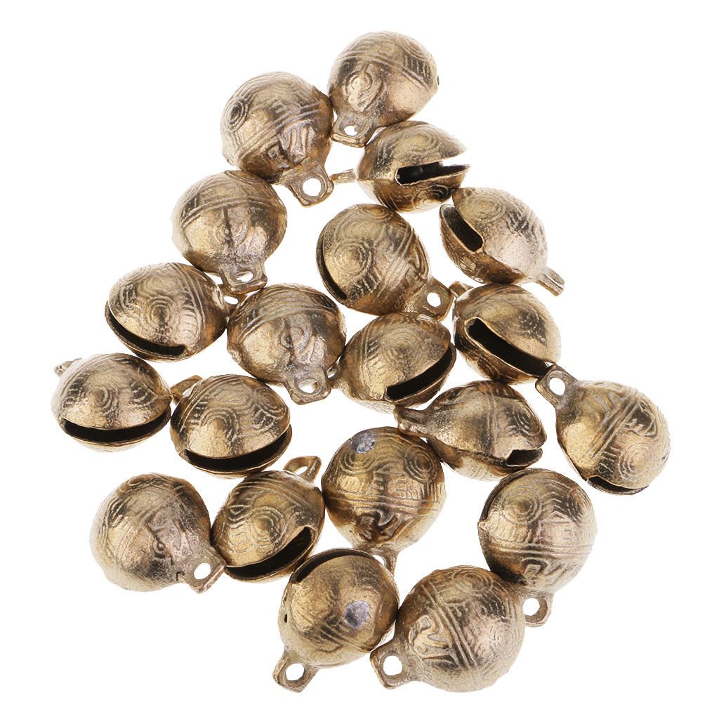 20pcs Fashion Bronze Jingle Bells Small Bells Mini Bell For DIY