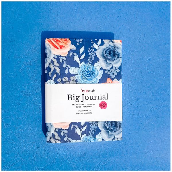 Fancy Notepads Hardcover Jumia Notebooks Journals Diary Blue Roses (200 Pages)