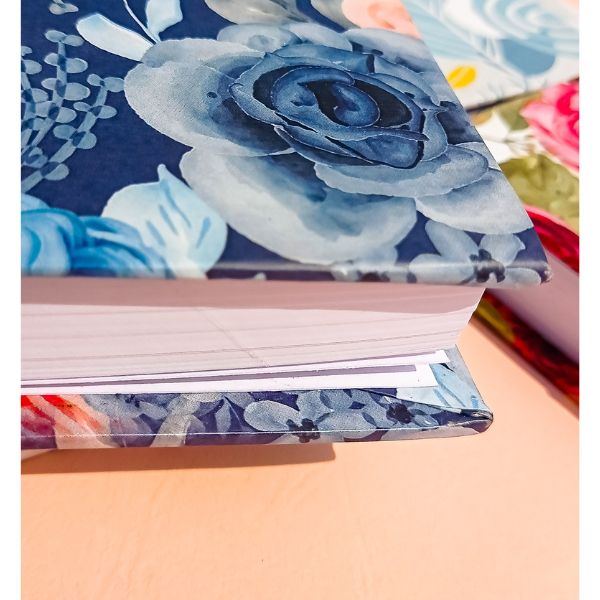 Fancy Notepads Hardcover Jumia Notebooks Journals Diary Blue Roses (200 Pages)