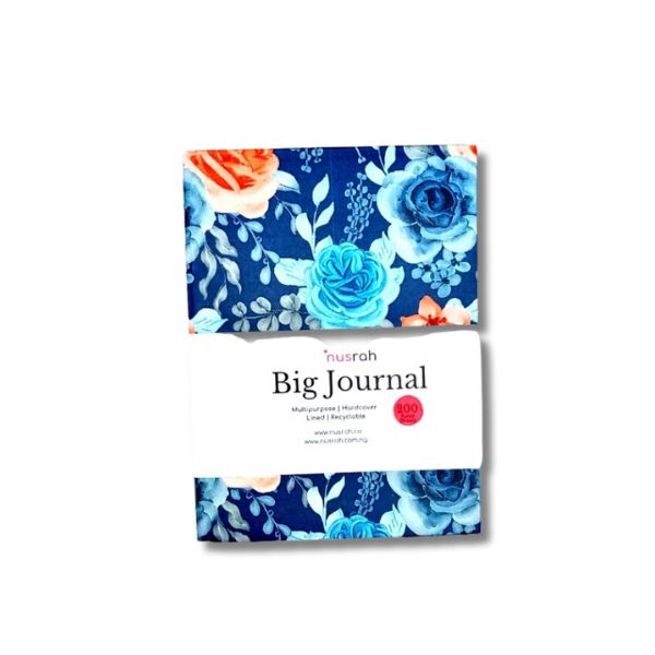 Fancy Notepads Hardcover Jumia Notebooks Journals Diary Blue Roses (200 Pages)
