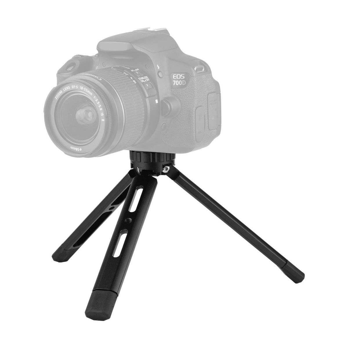 Tabletop Folding Tripod Aluminum Alloy With 1/4 Screw Mount Function Leg Design for DSLR Camera Smartphone LED Light Stabilizer Max. Load 15KG