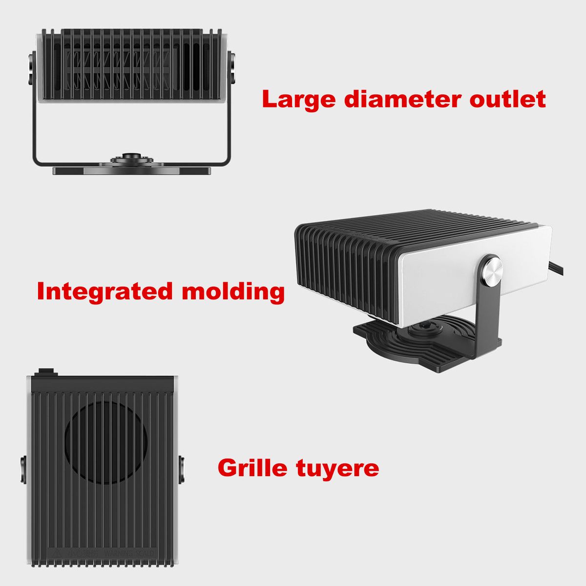Portable Car Heater, 12V/150W Auto Heater Fan Fast Heating