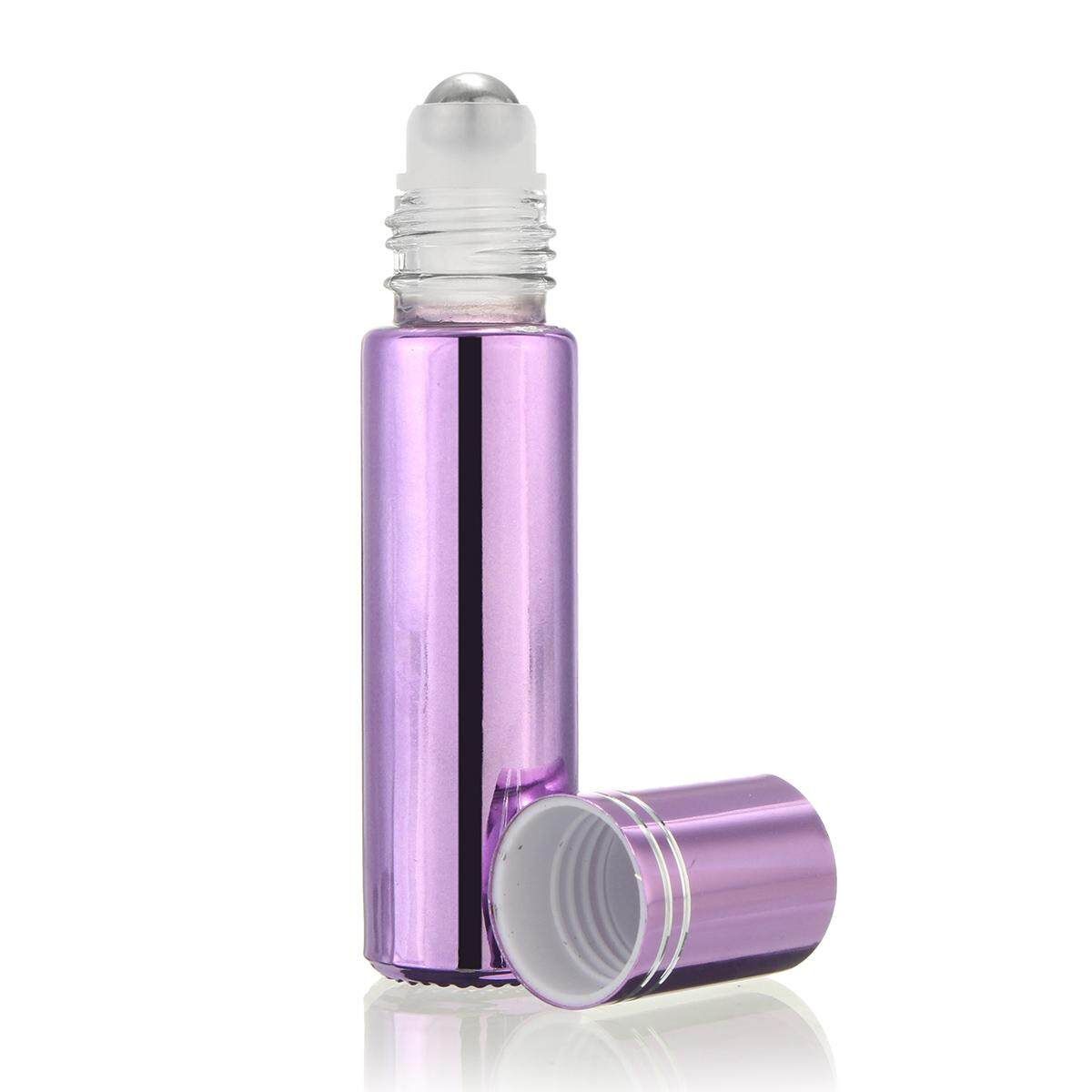 4Pcs 10ml Roller On Glass Bottles Empty Essential Oil