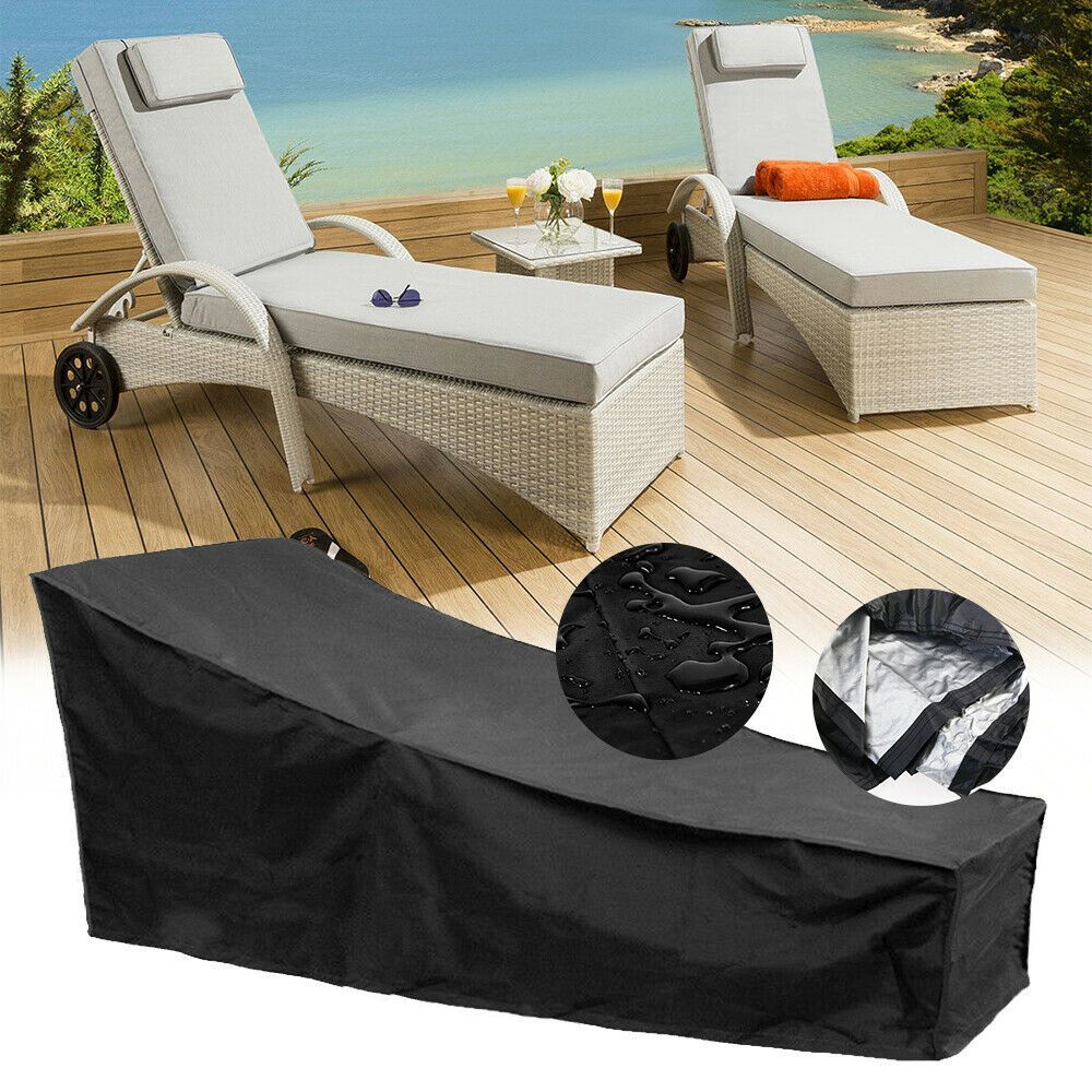 Waterproof Patio Lounge Chair Cover Oxford Fabric Deck Chair