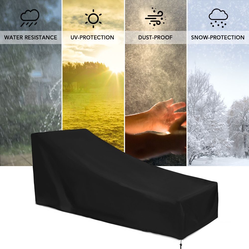 Waterproof Patio Lounge Chair Cover Oxford Fabric Deck Chair