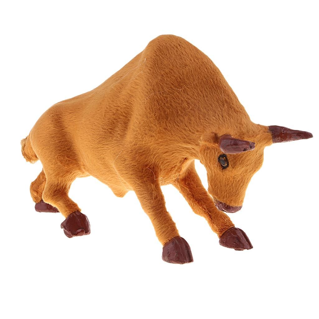 Standing Simulation Bullfighting Figurine For
