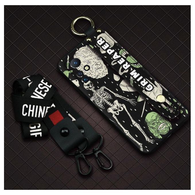 Infinix Zero X Pro Case Graffiti Wrist Strap Phone Case