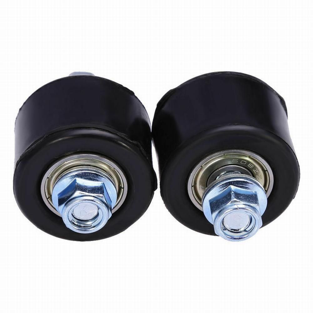 2pcs 8mm Motorbike Chain Roller Tensioner Wheel Guide With Bolt For Raptor YFM350 YFM 350 Upper Lower Swingarm