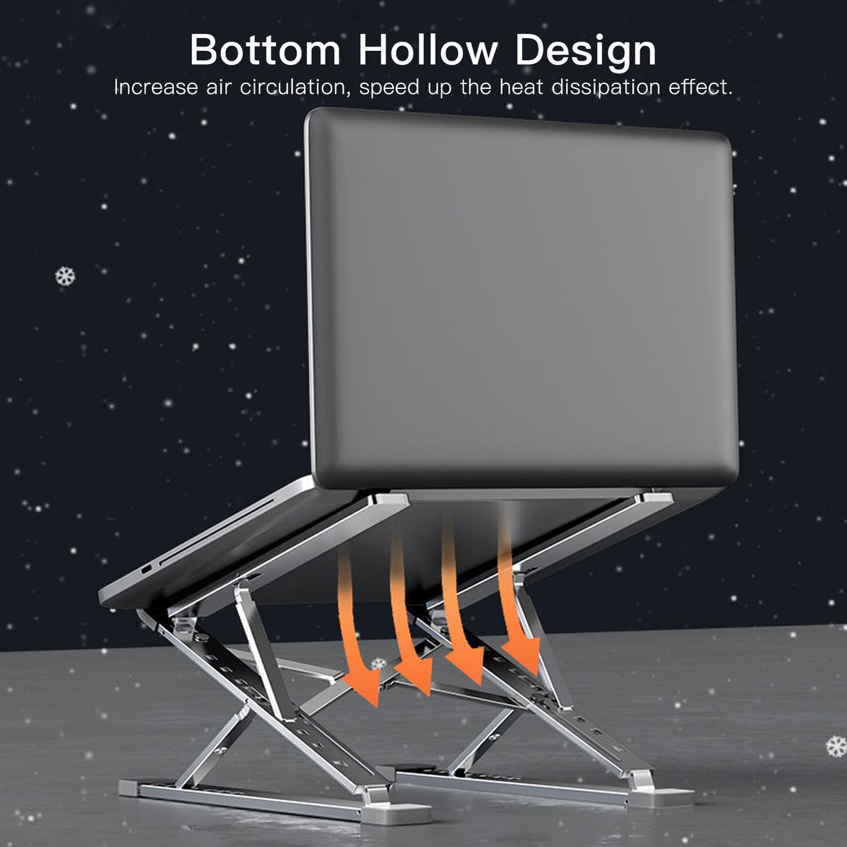 Portable Laptop Stand Ergonomic Aluminum Alloy Laptop Riser