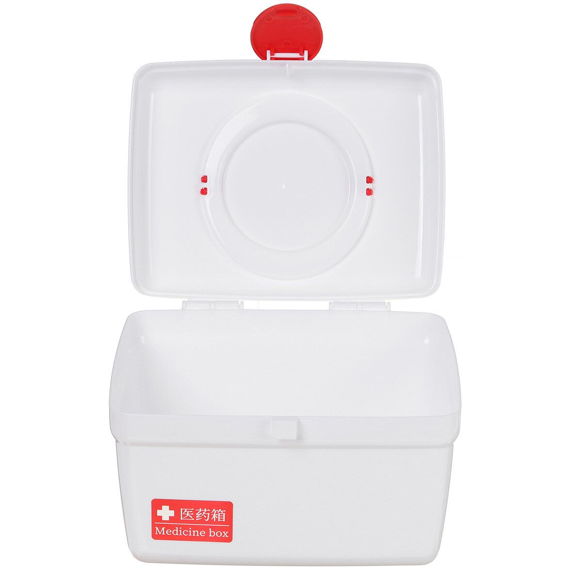 Medicine Box Family Cases Plastic L Storage Box Small Red