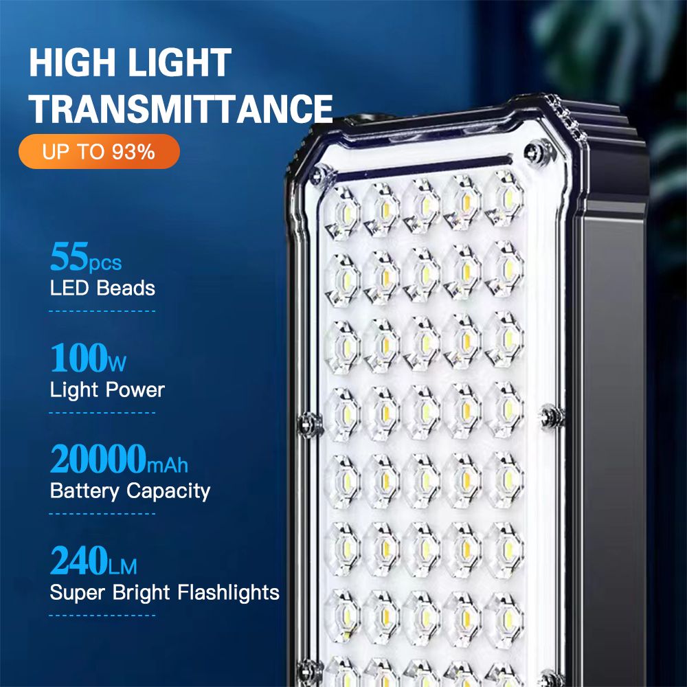 LED Camping Lantern With Wireless Charger 20000mAh