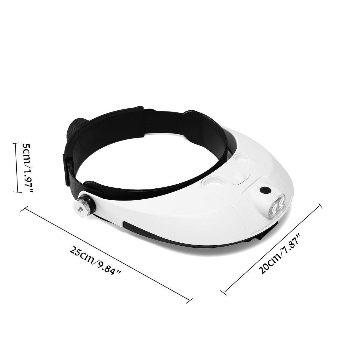 Dentist Loupes Dental Magnifier Surgical Binocular Glass Head Light Led