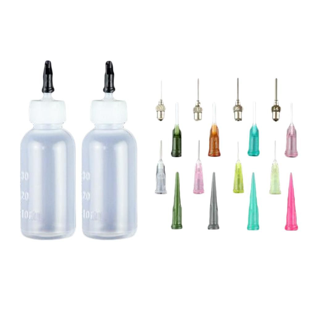 2x Ink  Oil   Bottles With 16x