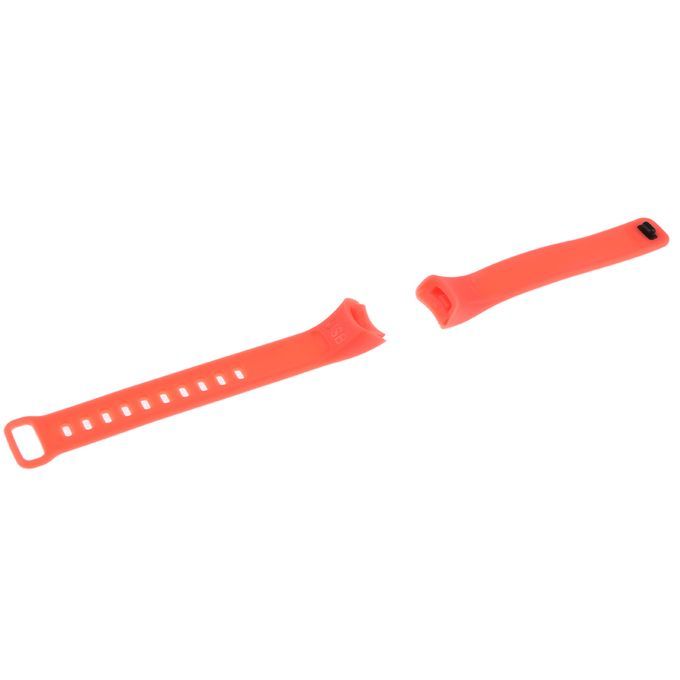 2 Pieces Replacement Wristband Strap For CB608 Smart Heart Rate Orange