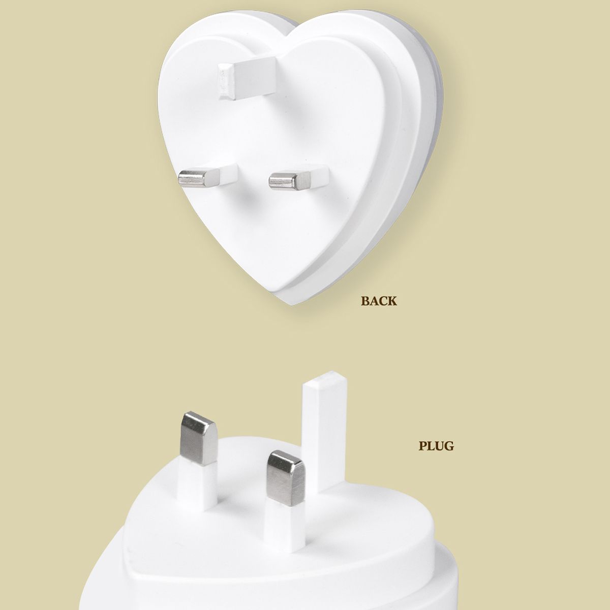 6PCS Plug-in LEDs Night Light With Auto Dusk To Dawn Sensors