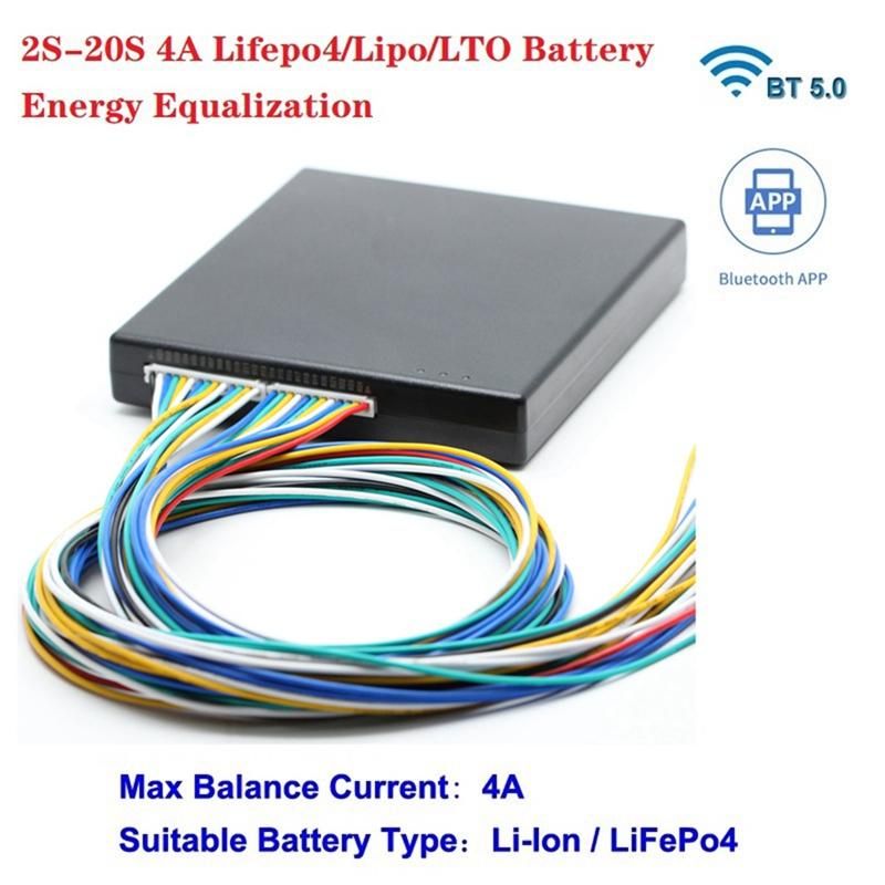 24S 22S 21S 20S 18S 17S 16S 14S 13S 11S 8S 4S 3S 2S 4A Lifepo4LTO Battery Energy Equalization with Adapter Plate