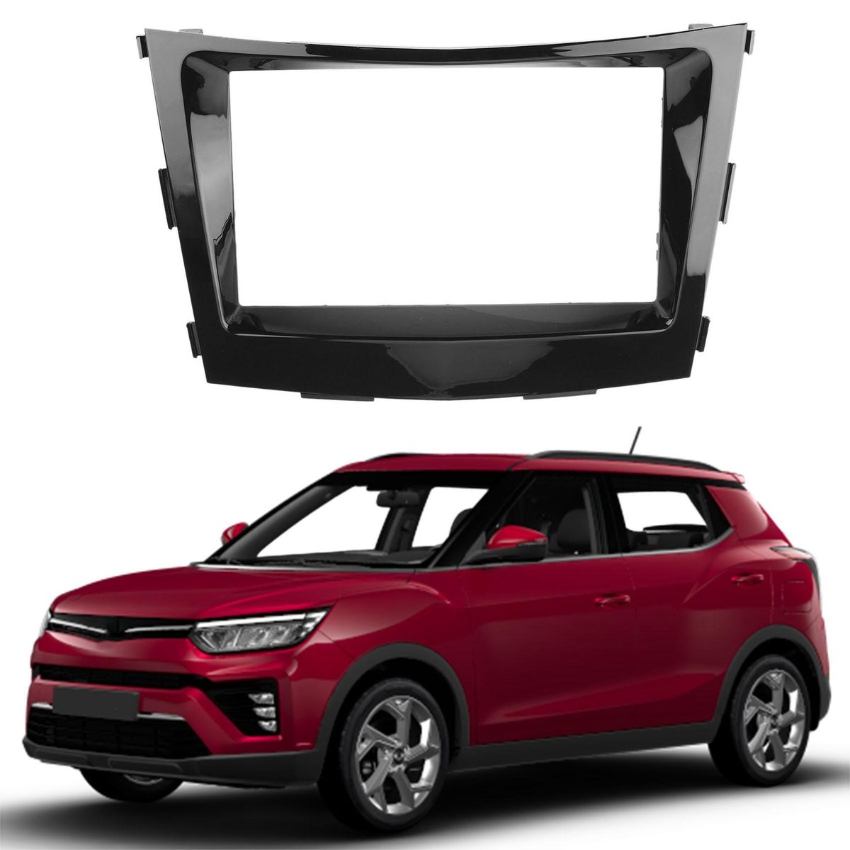 7 Inch Car Fascia for SSANG YONG Tivoli 2015+ 2Din Stereo