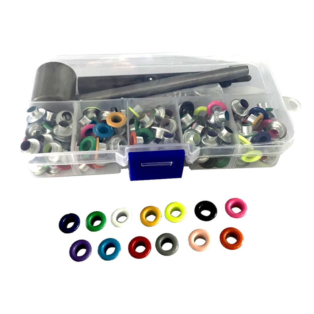 400pcs 3mm Metal Eyelet Rivets Eyelets For Leather Craft Clothing