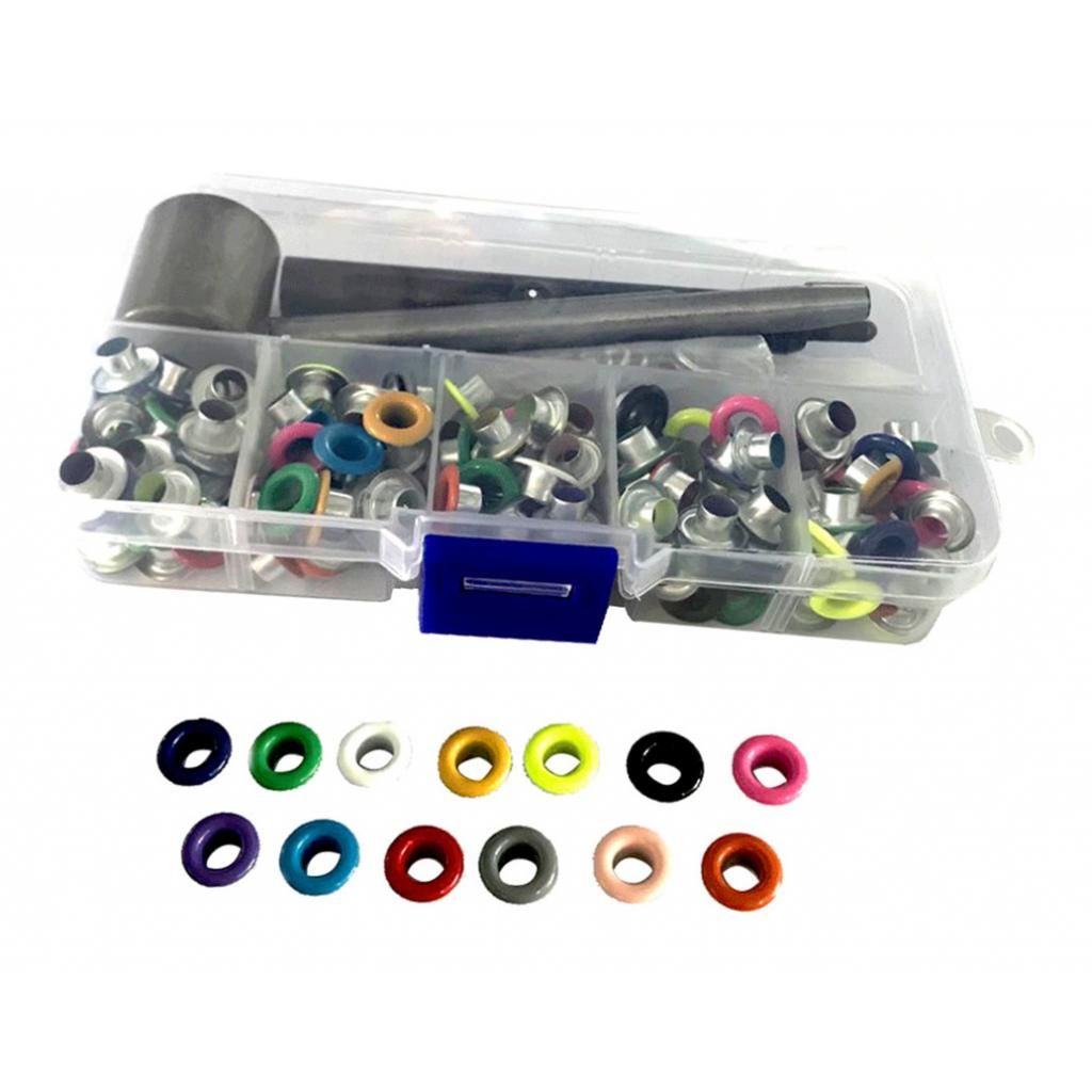 400pcs 3mm Metal Eyelet Rivets Eyelets For Leather Craft Clothing