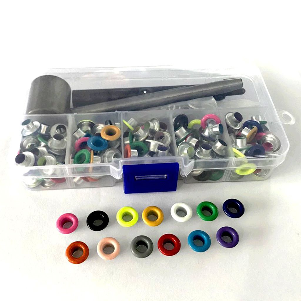 400pcs 3mm Metal Eyelet Rivets Eyelets For Leather Craft Clothing