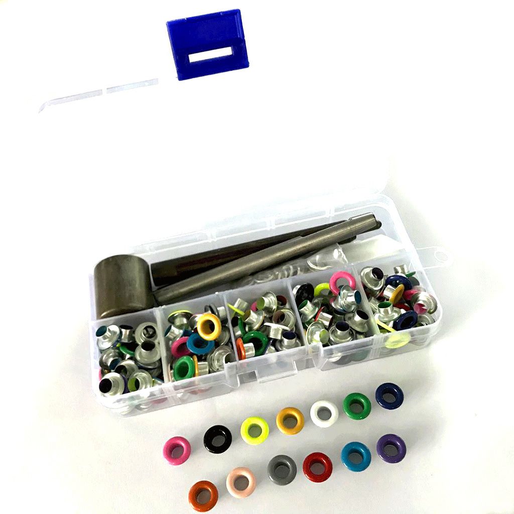 400pcs 3mm Metal Eyelet Rivets Eyelets For Leather Craft Clothing