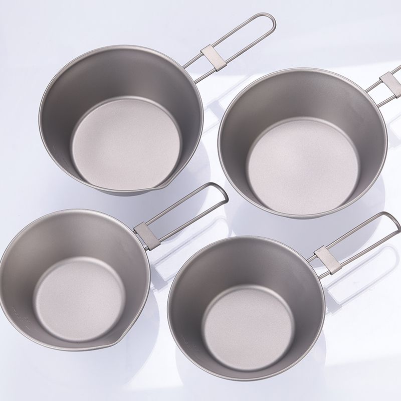 Doorslay 300ml/450ml Titanium Bowl Ultralight Camping Dinner
