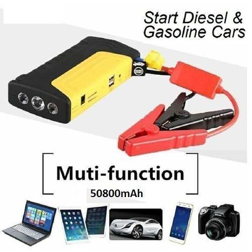 High Power JUMP STARTER KIT And Car POWER BANK For Car, Laptop & Mobile Devices- 99800mAh
