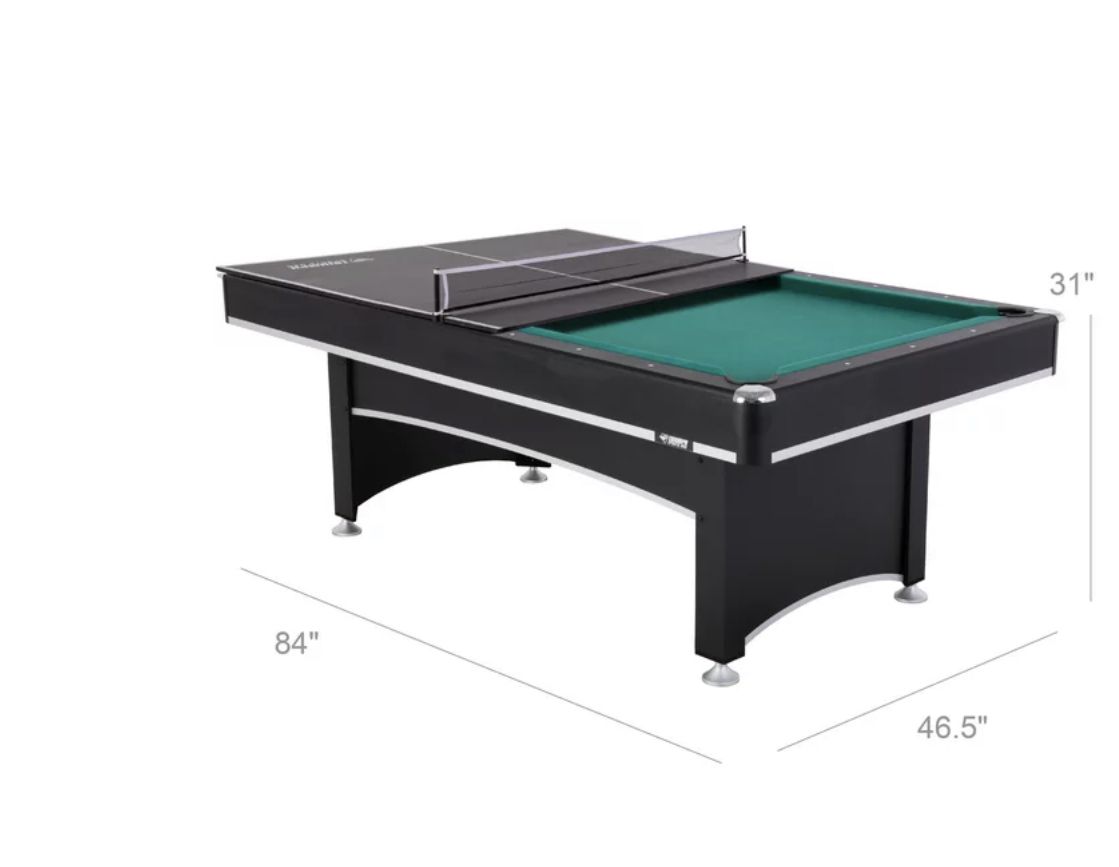 Triumph Sports USA 45-6102 84 In. Arcade Billiard Table With Table Tennis Top