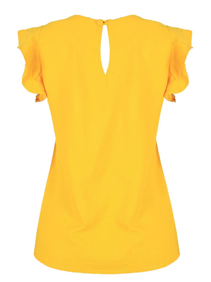 Women Fancy Yellow Blouses