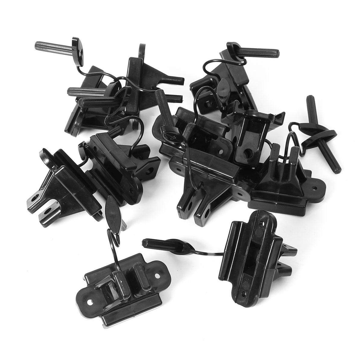 50pcs Electric Fence Pinlock Insulators Bolt Timber Wood Post Nail Scerw On