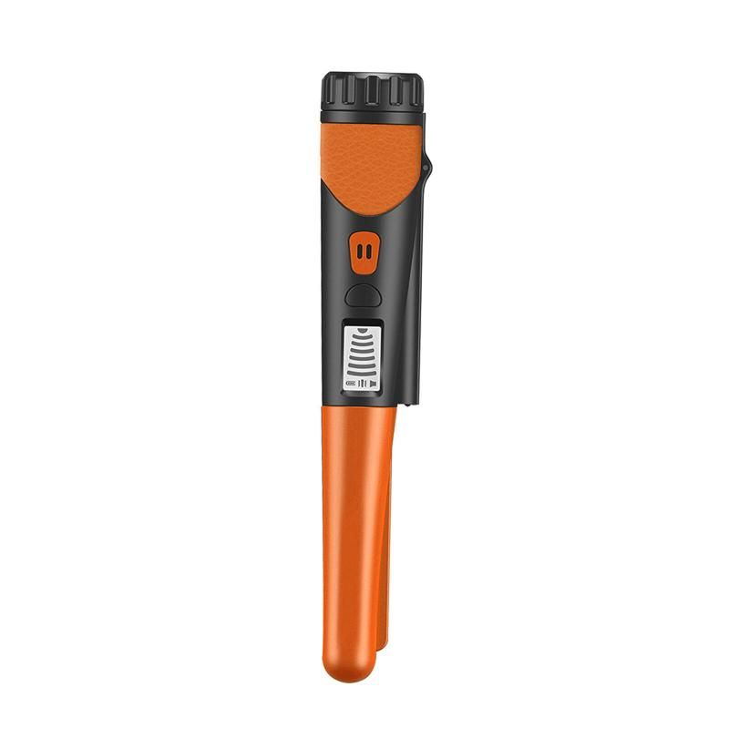 High Sensitivity Hand Metal Detector - LCD Display (Orange)