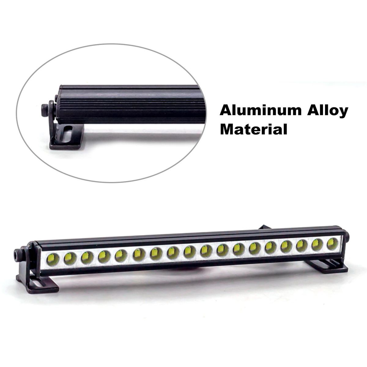 RC Car Roof Lamp LED Light RC Car Light for 1/10 1/8 RC Car RC Drift Car RC Off-road Car 146mm