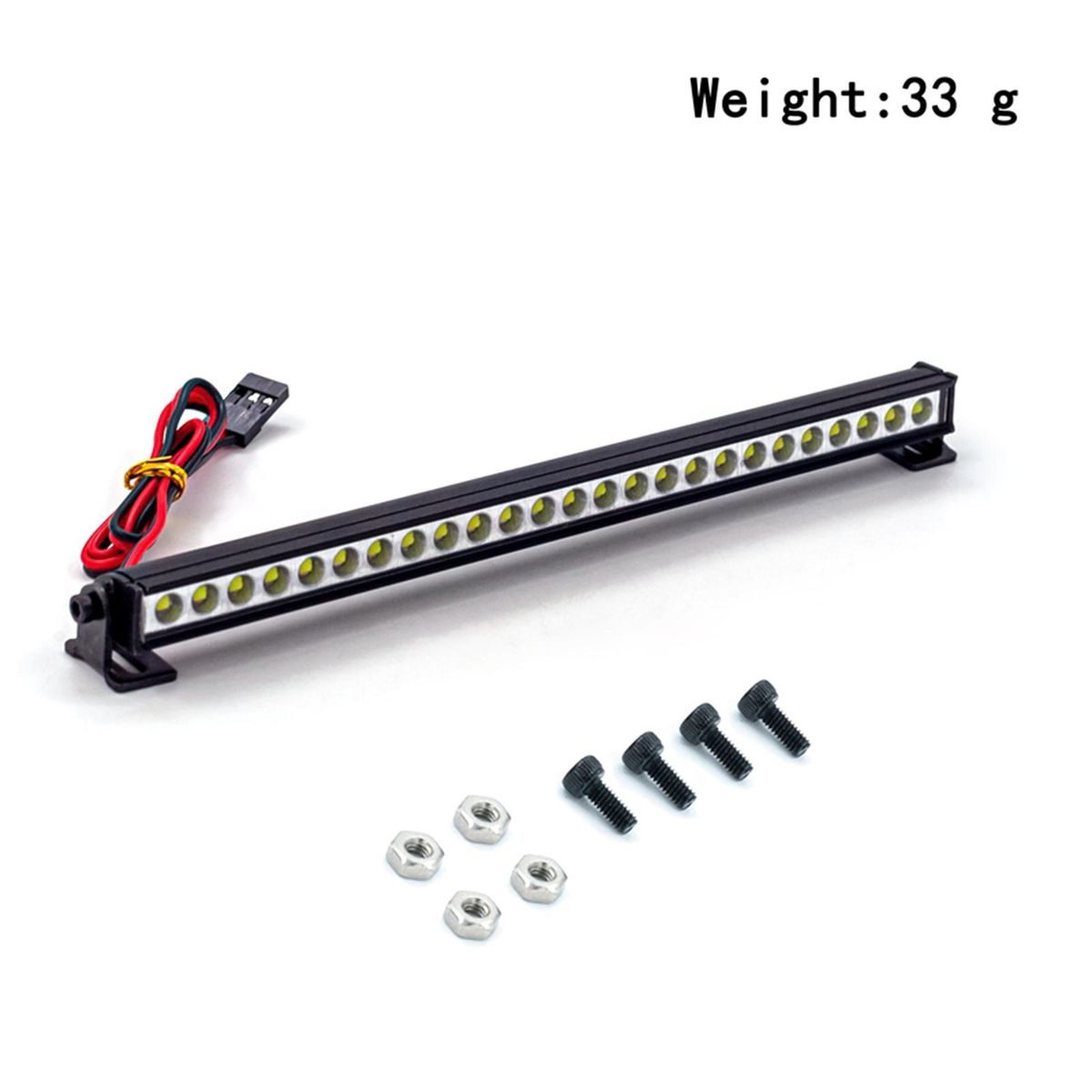 RC Car Roof Lamp LED Light RC Car Light for 1/10 1/8 RC Car RC Drift Car RC Off-road Car 146mm