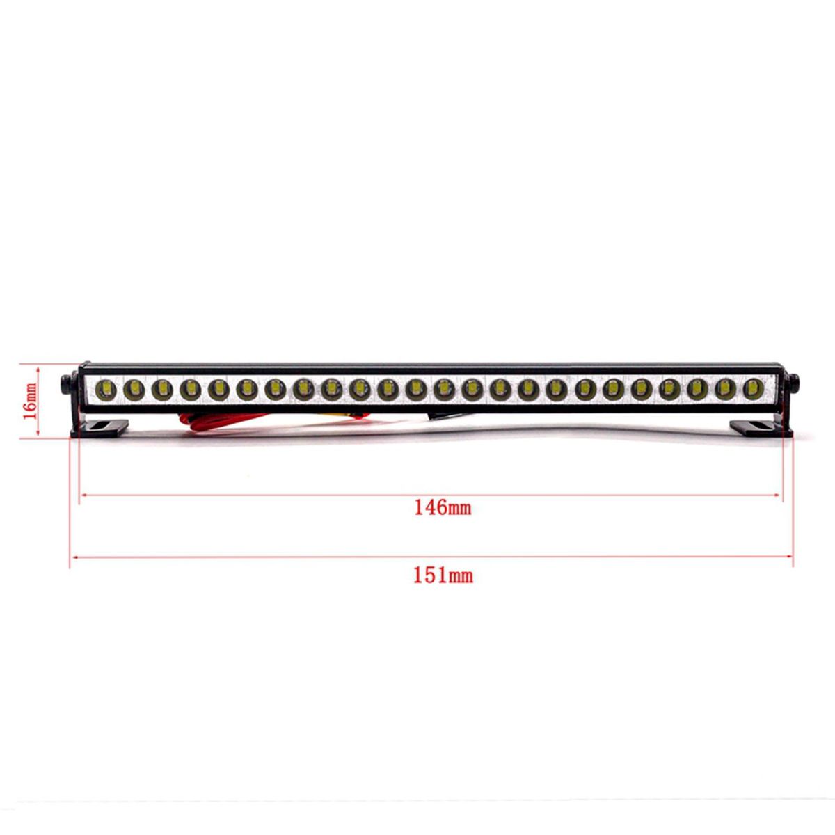 RC Car Roof Lamp LED Light RC Car Light for 1/10 1/8 RC Car RC Drift Car RC Off-road Car 146mm
