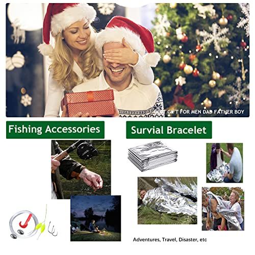 Gifts For Men Dad Husband Survival Kits 21 In 1 Survival Gea