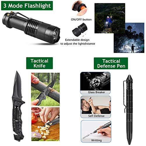 Gifts For Men Dad Husband Survival Kits 21 In 1 Survival Gea
