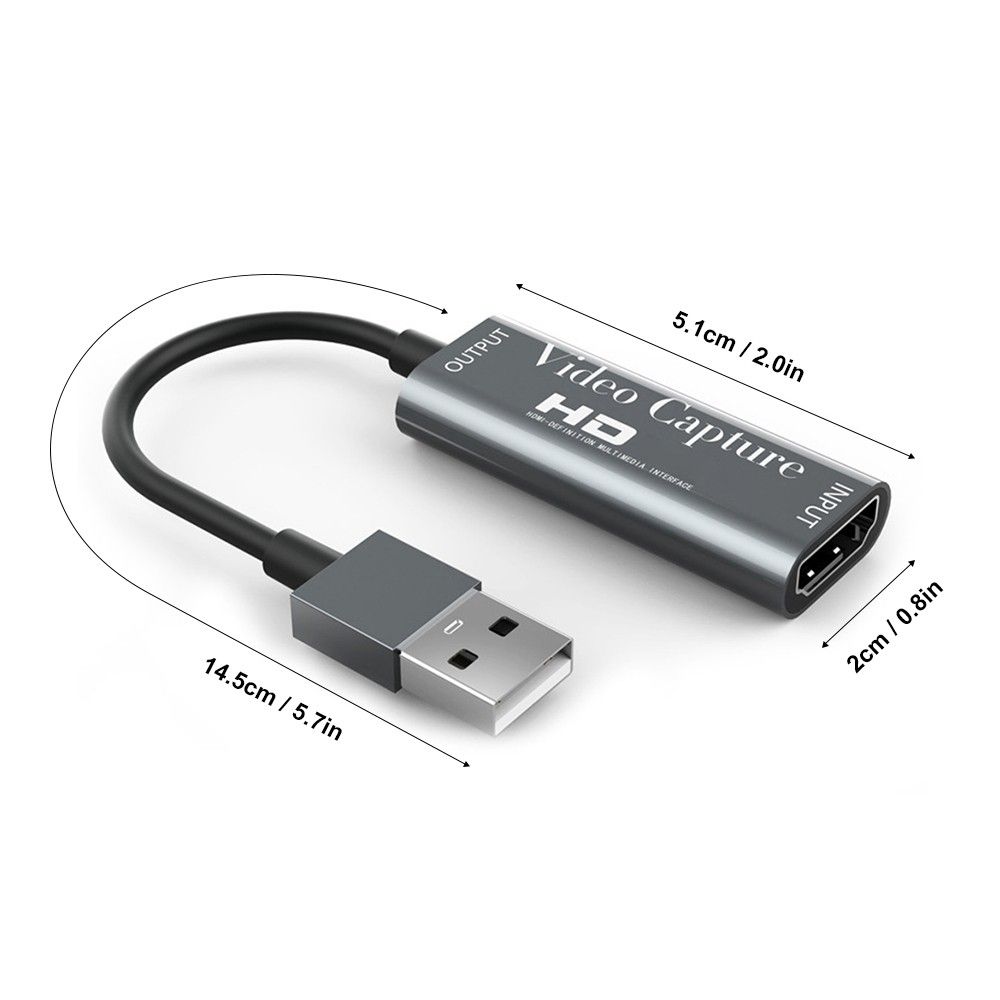 Portable Mini Video Capture Card USB 2.0 To HD Video Grabber