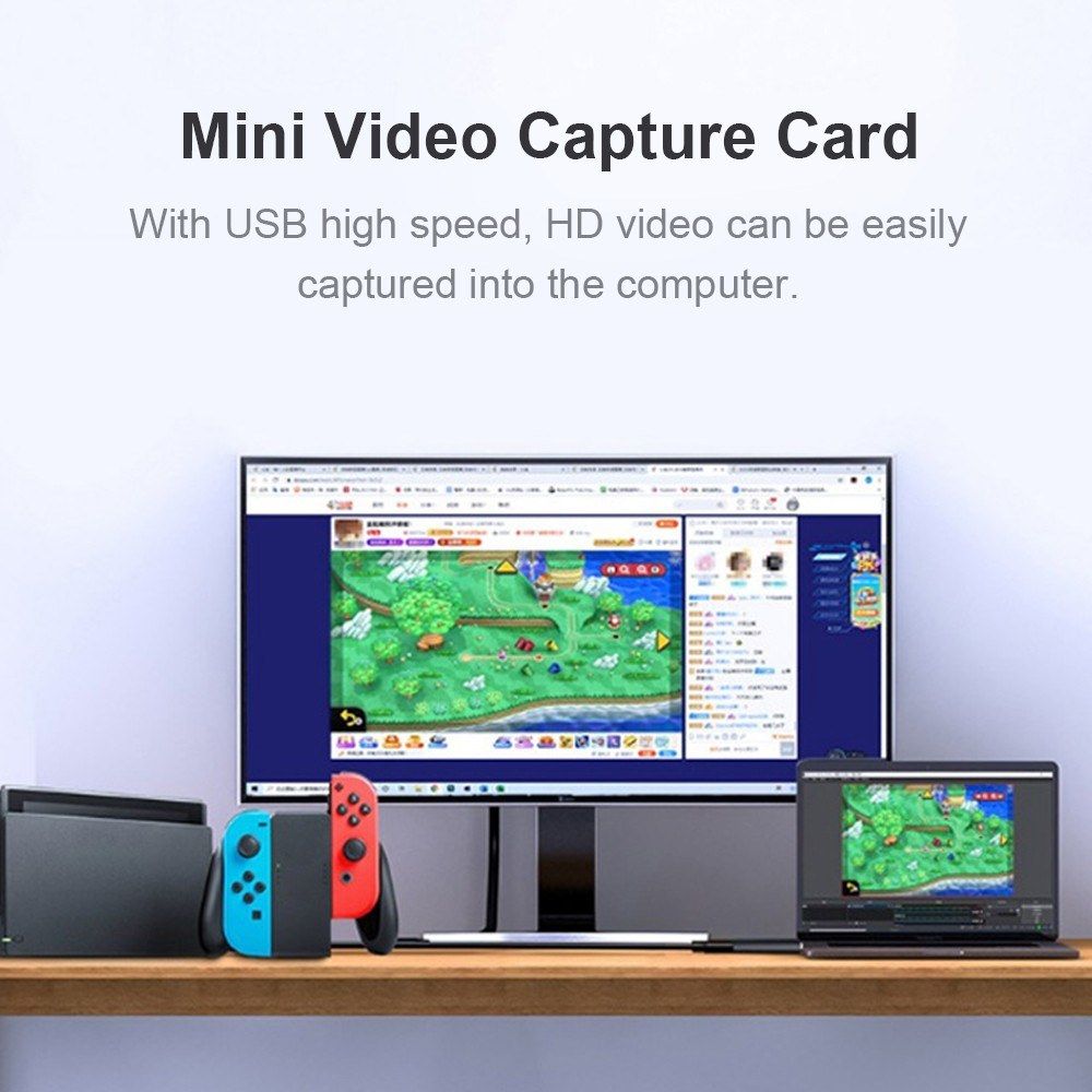 Portable Mini Video Capture Card USB 2.0 To HD Video Grabber