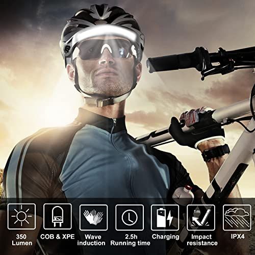 2 Pack Rechargeable LED Headlamp With 230 Illumination Water