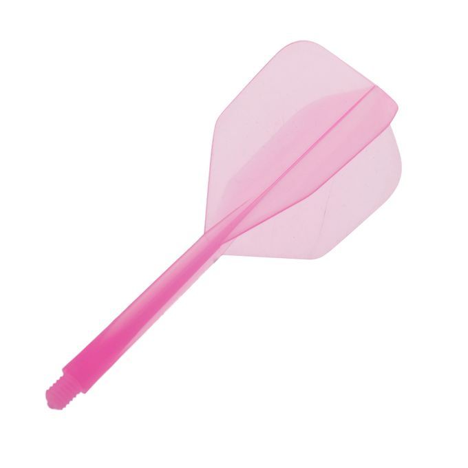 6 Pieces Transparent 2BA Thread Dart Shafts And Dart Flights Pink