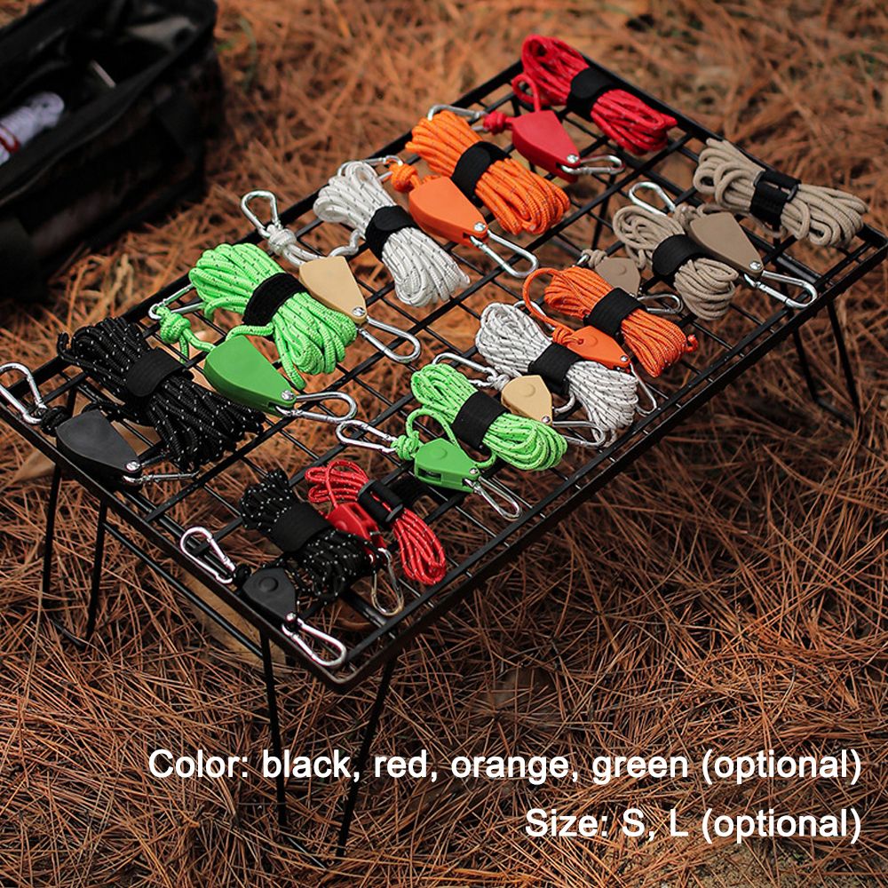 Outdoor Camping Thicken Pulley Rope Adjustable Tent Canopy