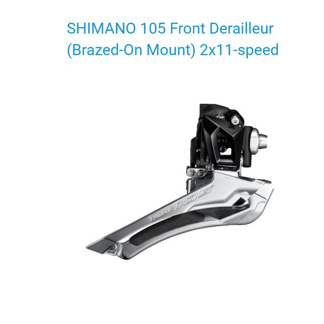 Shimano 105 Fd R7000 F Front Derailleur 2x11 Speed Bicycle