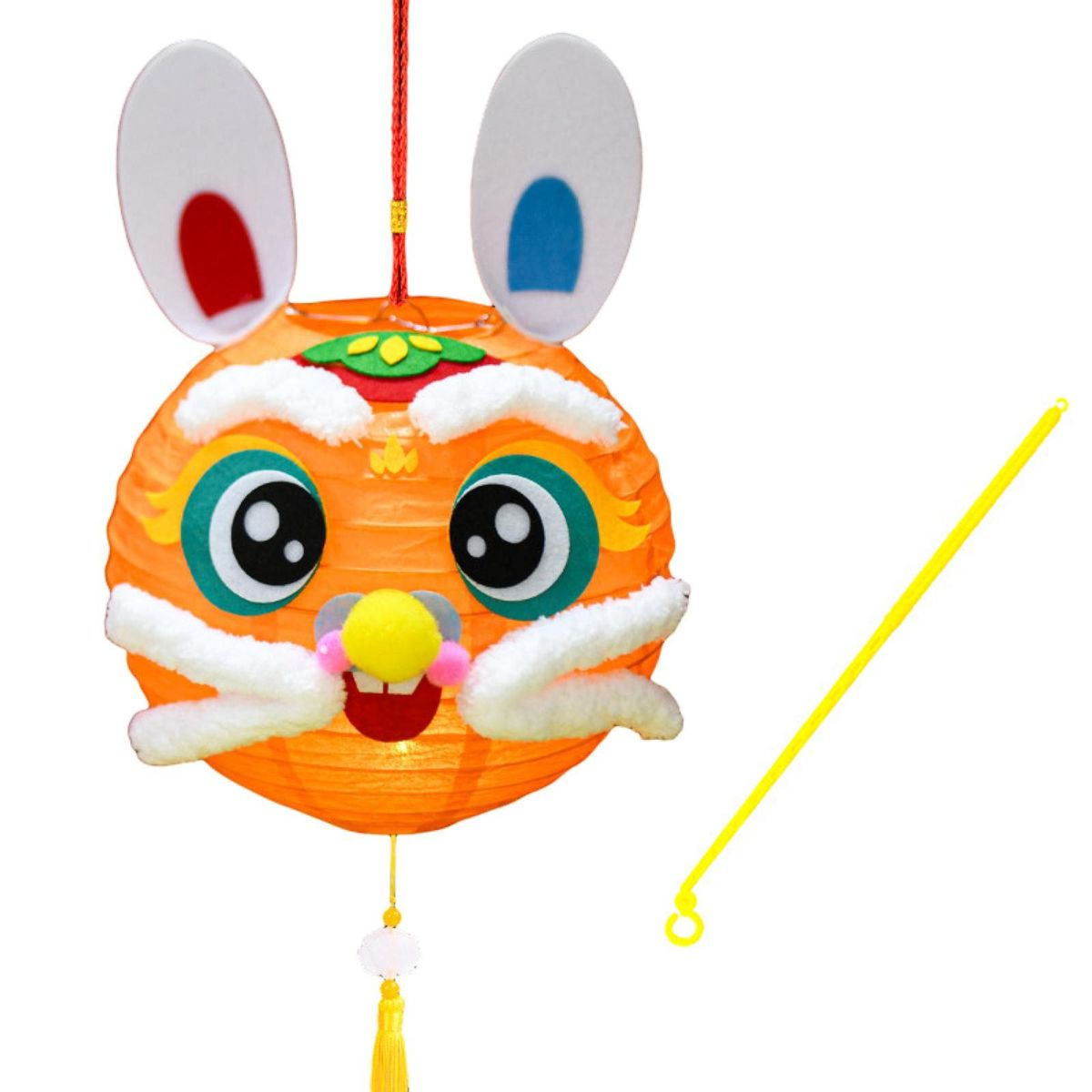 Spring Festival Lantern Rabbit Lantern Pendant Spring Festival New Year Orange